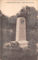 Villers Farlay Monument Pasteur Jupille ( Dole Arbois ) - Villers Farlay
