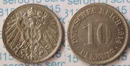 10 Pfennig Kaiserreich EMPIRE 1914 F Jäger 13   (m326 - 10 Pfennig