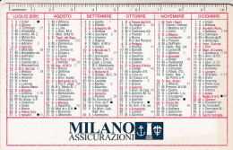 Calendarietto - Miilano - Assicurazioni - Anno 2000 - Kleinformat : 1991-00