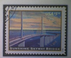 United States, Scott #4649, Used(o), 2012, Sunshine Skyway Bridge, $5.15, Multicolored - Usati