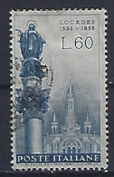 Italy 1958  100 Jahrestag Marienerscheinung In Lourdes  (o) Mi.1006 - 1946-60: Gebraucht