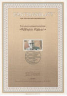 Germany Deutschland 1987-15 Wilhelm Kaisen, German Politician, Canceled In Bonn - 1981-1990