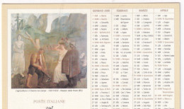 Calendarietto - Poste Italiane - Palazzo Delle Poste - Bergamo - Anno 2000 - Tamaño Pequeño : 1991-00