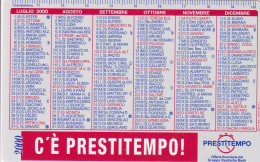 Calendarietto - Prestitempo - Gruppo Deutsche Bank - Anno 2000 - Formato Piccolo : 1991-00