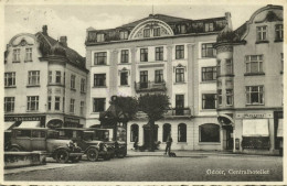 Denmark, ODDER, Centralhotellet, Hotel, Car (1940s) Postcard - Dänemark