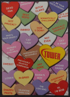 Carte Postale (Tower Records) Illustration : Daniel Cooney "Tower Valentine Candy" - Pubblicitari