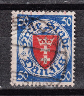 FREIE STADT DANZIG : 184 (0) – Armoirie (1924-33); Filigrane Hexagone - Used