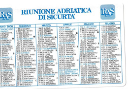 Calendarietto - RAS - Riunione Adriatica Di Sicurezza - Anno 2000 - Kleinformat : 1991-00