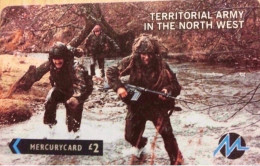 MERCURY CARD Territorial Army In The North West - [ 4] Mercury Communications & Paytelco