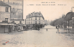 75-PARIS CRUE DE LA SEINE BOULEVARD DE GRENELLE-N°T1052-A/0151 - Inondations De 1910