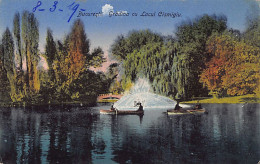 Romania - BUCUREȘTI - Gradina Cu Lacul Cismigiu - Ed. R. O. David & M. Saraga - Rumänien