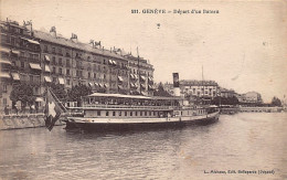 Suisse - GENÈVE - Départ Du Bateau-salon Genève - Ed. L. Michaux 531 - Genève