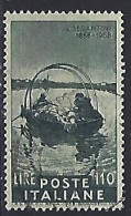 Italy 1958  Giovanni Segantini  (o) Mi.1014 - 1946-60: Used