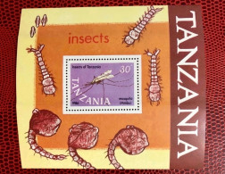 TANZANIE 1987 Bloc 1v Neuf MNH ** Mi 65 Insecto Abeja Insect Bee Insekt Biene Inseto Abelha Insetto Ape TANZANIA - Sonstige & Ohne Zuordnung