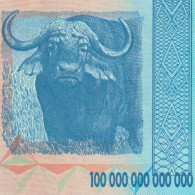 Zimbabwe 100 Trillion Dollars 2008 HYPERINFLATION P 91 AA Prefix Gem UNC - Simbabwe