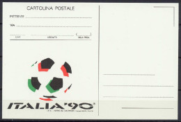 Italy 1990 Football Soccer World Cup Commemorative Postcard - 1990 – Italien