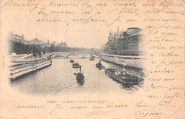 75-PARIS LA SEINE-N°T1055-E/0031 - The River Seine And Its Banks
