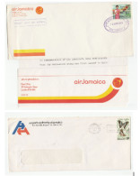 JAMAICA  AVIATION  1979 FDC  & 'AIR JAMAICA'  LETTER, + 1976  AIRPORTS AUTHORITY Cover - Jamaica (1962-...)