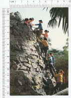 A Young Hiker Going Upward Courageously, China - Chine