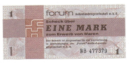 (Billets). Allemagne DDR. 1979. Foreing Exchange Certificate. Forum Scheck. FX2.1 Mark BB 477379 UNC - Altri & Non Classificati