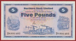 Northern Ireland Northern Bank 5 Pounds 1982 P 188a Crisp Gem UNC - Irlande