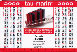 Calendarietto - TAU - MARIN - Irnerio - Bologna - Anno 2000 - Formato Piccolo : 1991-00