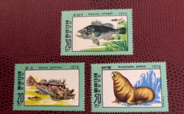 COREE 1979 3v Neuf YT 1563A 1563B PA 12A Mi 1937 / 1939 Pesce Poisson Fish Pez Fische KOREA - Vissen