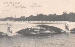 75-PARIS PONT DE L ALMA-N°T1057-H/0237 - Bridges