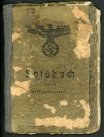 Soldbuch, 2.WK, Weltkrieg, 24.10.1939,St.pölten,Österreich,Brillenträger,schlechter Zustand - 1939-45