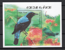 Feuillet Neuf** MNH 2000 Viêt-Nam  Vietnam  OISEAUX D'ORNEMENENT Exposition Mondiale Philatélique " ESPANA 2000 " - Vietnam