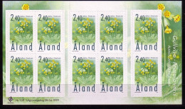 ALAND MI-NR. 156 FOLIENBLATT PFLANZEN 1999 SCHLÜSSELBLUME - Aland