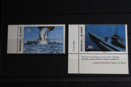 Marshall-Inseln 379-380 Postfrisch Geschichte 2. Weltkrieges #FR612 - Marshall Islands