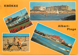 Navigation Sailing Vessels & Boats Themed Postcard Knokke Albert Plage Fountain - Segelboote