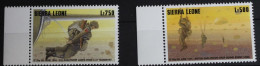 Sierra Leone 2135-2136 Postfrisch Geschichte 2. Weltkrieg #FR634 - Sierra Leone (1961-...)