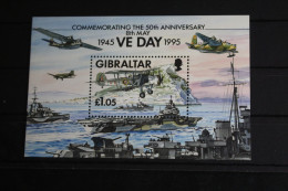 Gibraltar Block 21 Mit 714 Postfrisch Geschichte 2. Weltkrieg #FR679 - Gibraltar