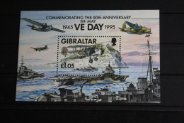 Gibraltar Block 21 Mit 714 Postfrisch Geschichte 2. Weltkrieg #FR679 - Gibilterra