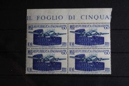 Italien 869 Postfrisch Als Viererblock #FV457 - Unclassified
