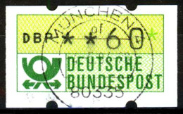 BRD ATM 1981 Nr 1-1-060 Zentrisch Gestempelt X1F32C2 - Automaatzegels [ATM]