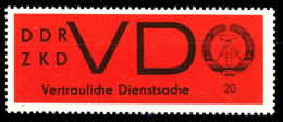 DDR DIENST VD Nr 3x Postfrisch S92AF82 - Otros & Sin Clasificación