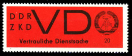 DDR DIENST VD Nr 3x Postfrisch S92AF82 - Altri & Non Classificati