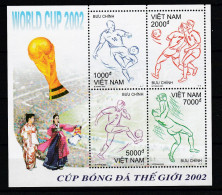 Feuillet Neuf** MNH 2002 Viêt-Nam  Vietnam  FIFA Coupe Du Monde De Football 2002 Mi:VN BL134  Yt:VN BF114 - Vietnam