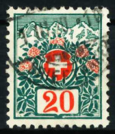 SCHWEIZ PORTO Nr 34a Gestempelt X63698A - Postage Due