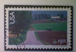 United States, Scott #C150, Used(o), 2012 Air Mail, Amish Horse And Buggy, $1.05, Multicolored - Usati