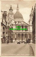 R565417 St. Pauls Cathedral. West Front. London. W. Strakers Exclusive Series - Autres & Non Classés