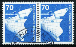 BRD DS INDUSTRIE U. TECHNIK Nr 852 Gestempelt WAAGR PAAR X668186 - Used Stamps