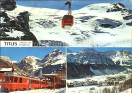 11999471 Titlis Engelberg Luftseilbahn Eisenbahn  Titlis Engelberg - Autres & Non Classés