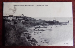 Cpa Saint-Marc-sur-Mer ; La Côte Et La Plage - Autres & Non Classés