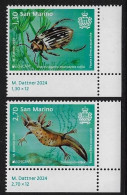 SAN MARINO / SAINT-MARIN  - EUROPA-CEPT 2024 -"UNDERWATER FLORA And FAUNA".- SET Of 2 V. - CH-INF-DER - 2024