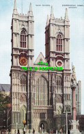 R565076. West Towers. Westminster Abbey. London. Valesque Postcard. Valentines - Autres & Non Classés