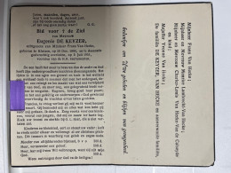 Devotie DP - Overlijden Eugenie De Keyzer Echtg Van Hecke - Kluizen 1886 - Assenede 1951 - Obituary Notices